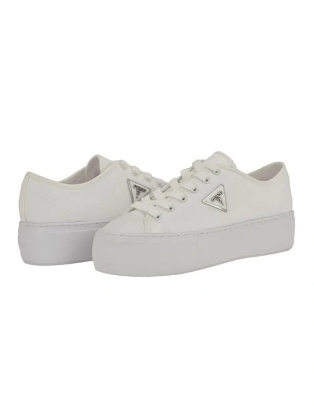 Guess Women's Joezi Sneaker, White 140, size 10